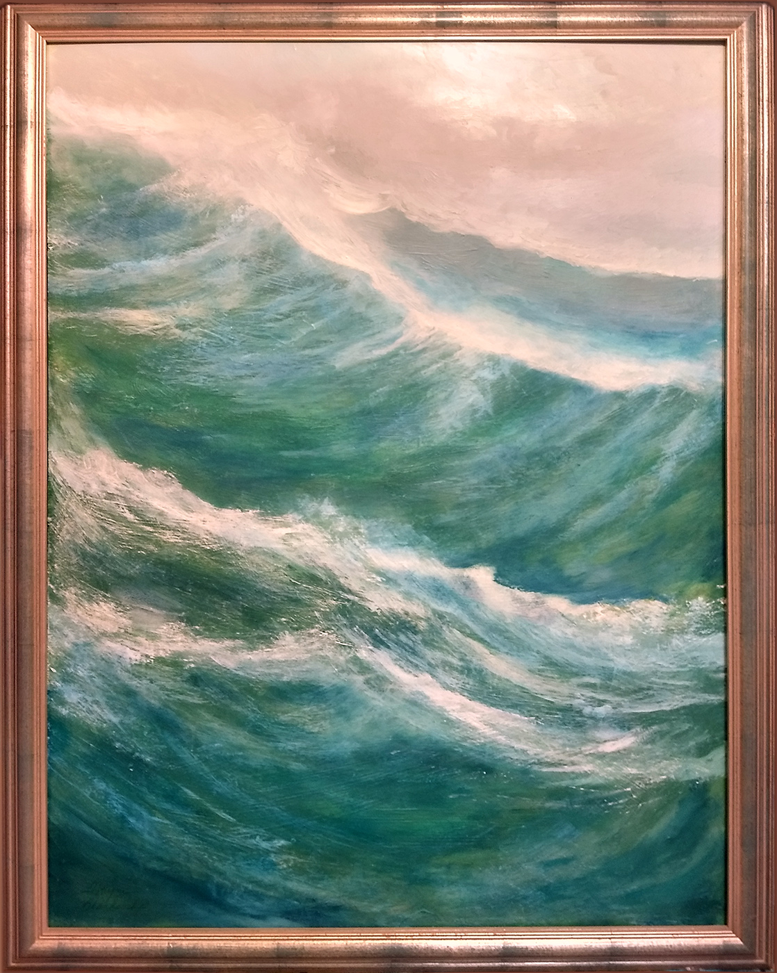 wayne blankenship oil painting ocean scape